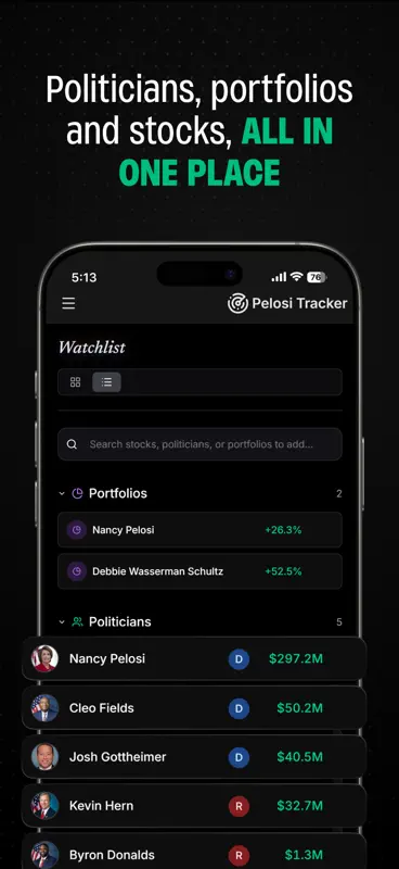 Pelosi Tracker: Stock Trades screenshot 7 of 8