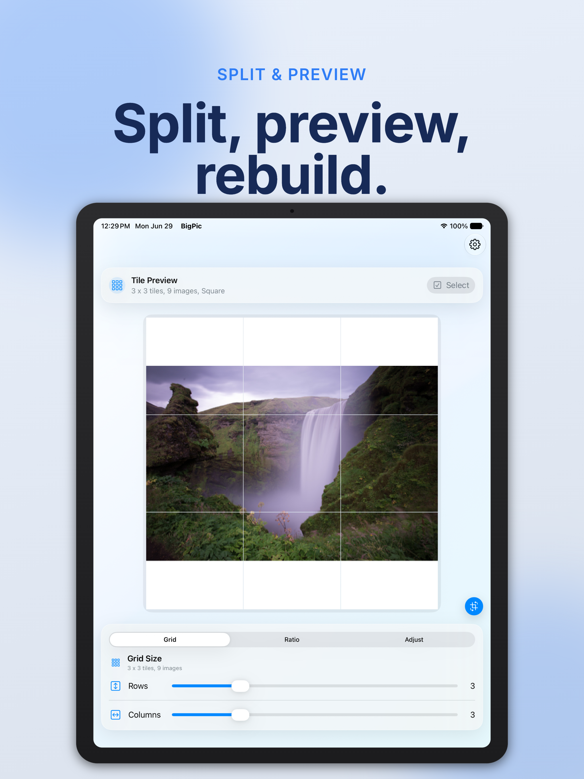 BigPic - Tiles to One Picture screenshot 12