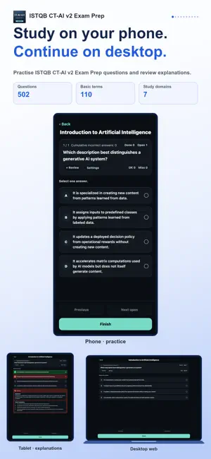ISTQB CT-AI v2 Exam Prep screenshot 1