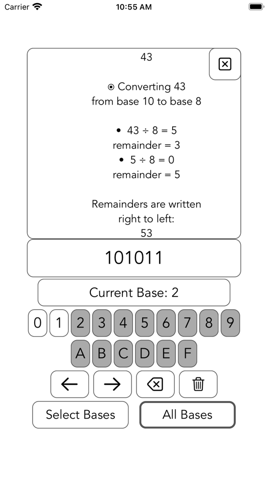 #5. Base to Base Converter (iOS) 由: Yuri Morozov