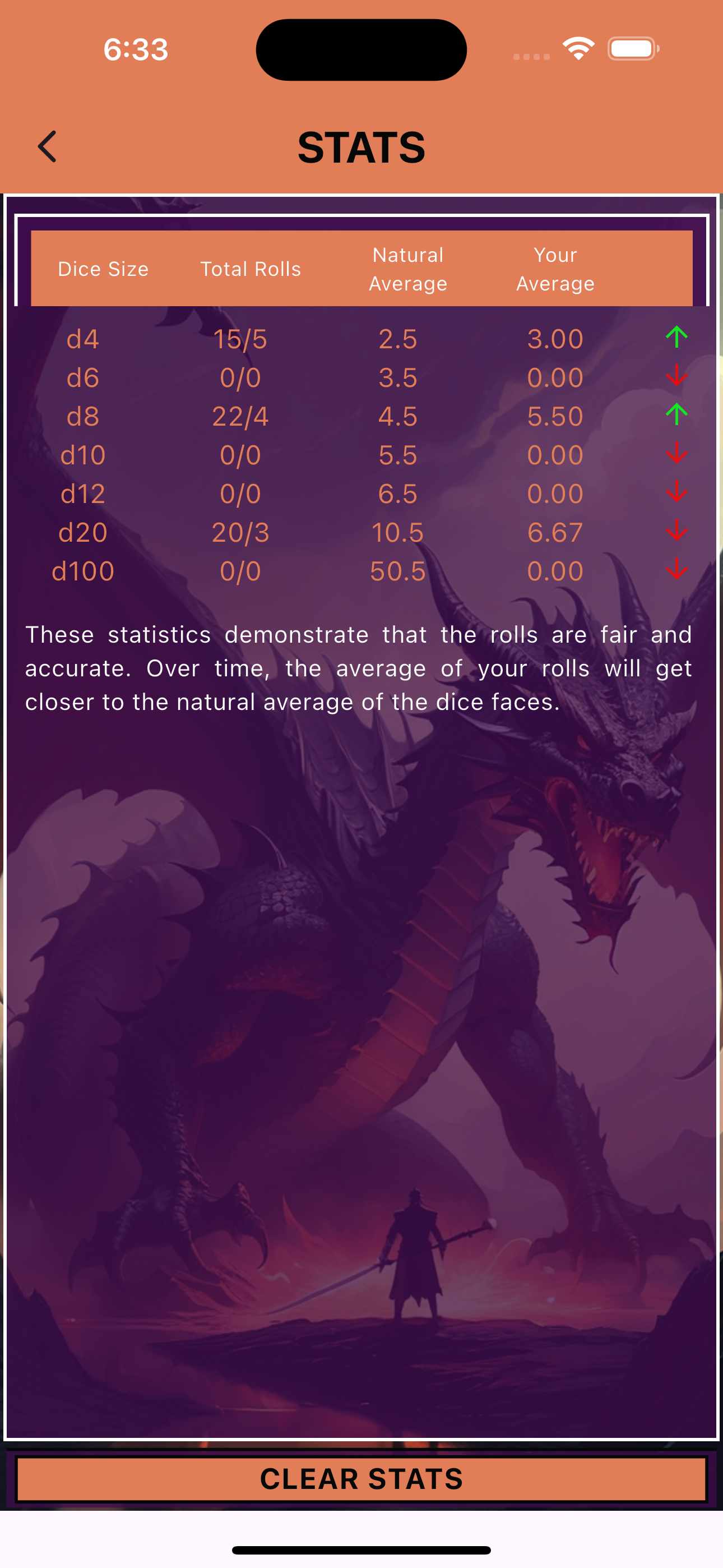 RPG Power Dice Roller screenshot 4
