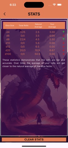 RPG Power Dice Roller Screenshot 4 of 4