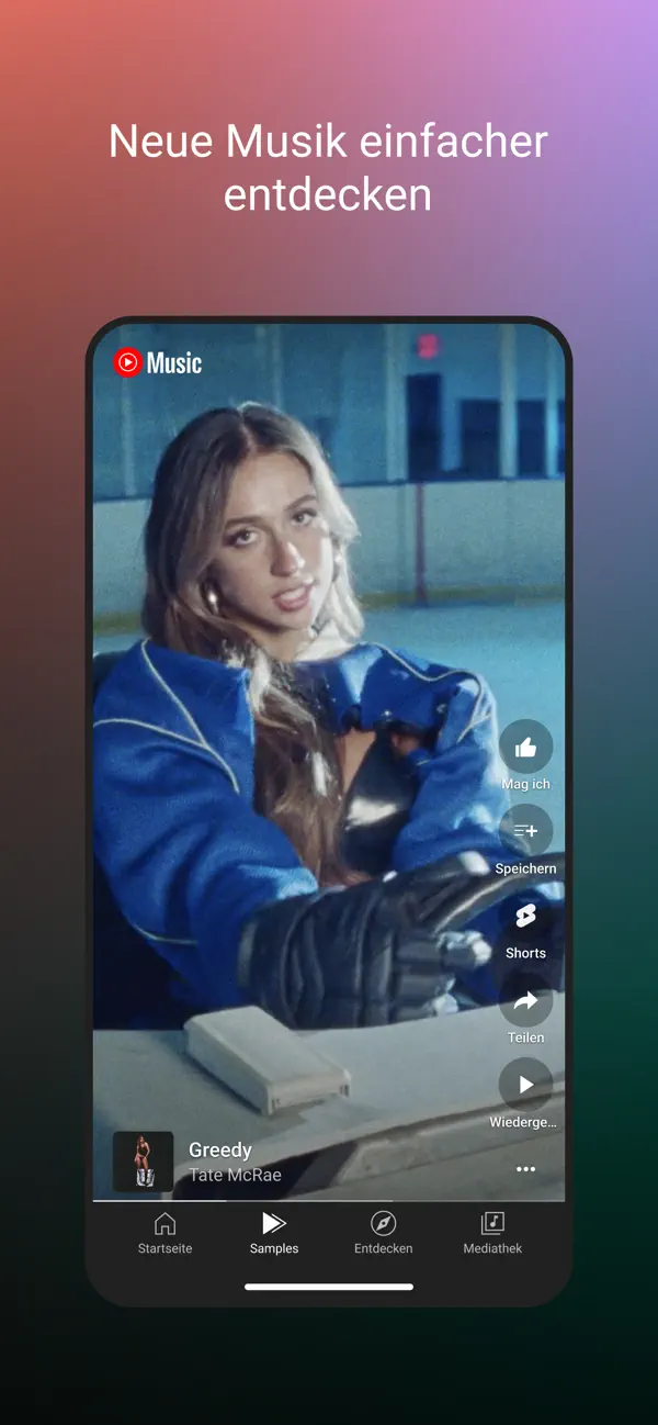 YouTube Music iPhone App Screenshot 3 – Musik