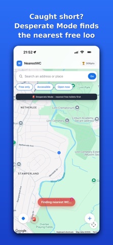 NearestWC screenshot