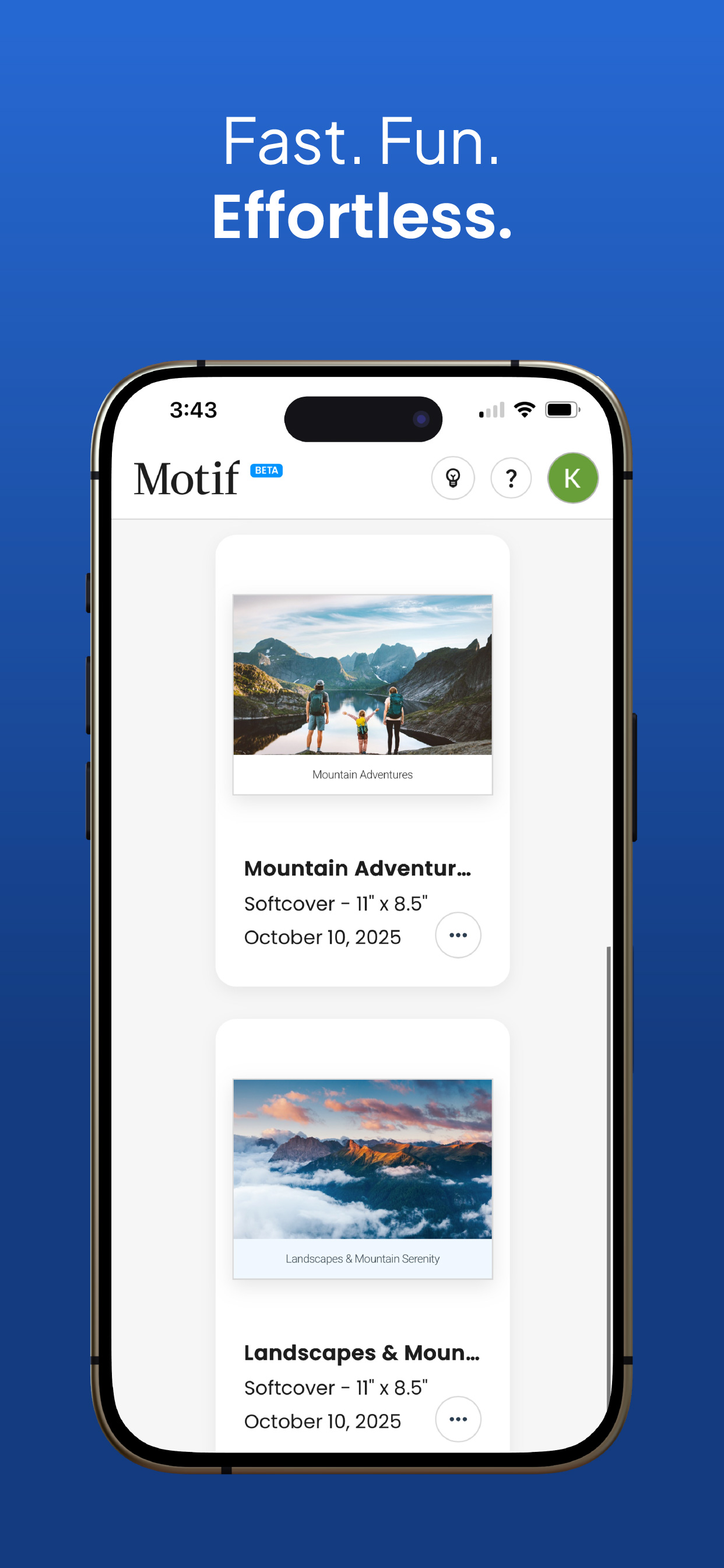 Motif: Print your memories