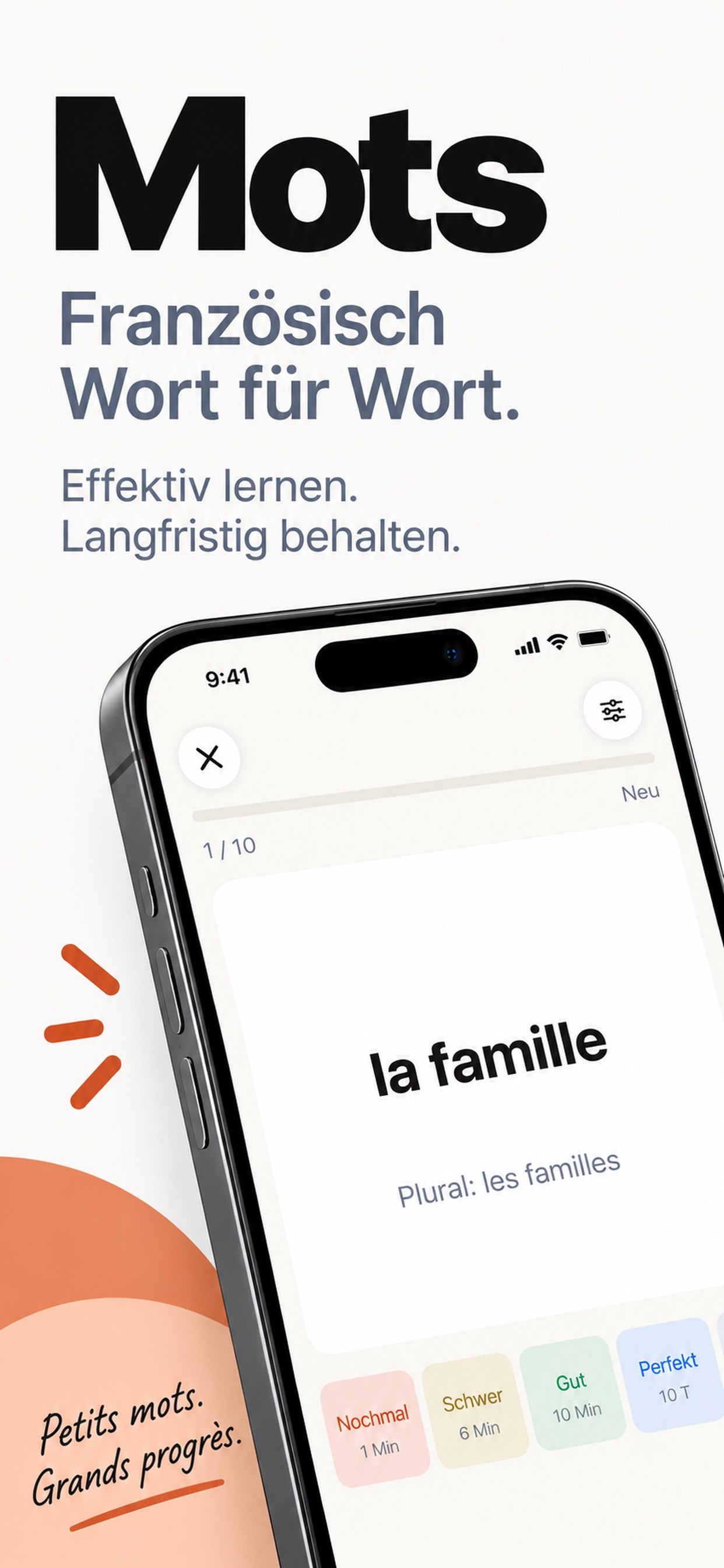 Screenshot 1 of Mots: Französisch Vokabeln
