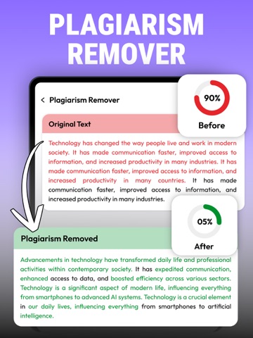 AI Detector - Text Humanizer iPad screenshot