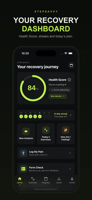 StepSavvy: Gait Analysis & PT screenshot 1