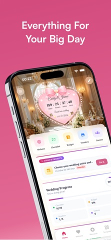 Wedding Planner App & Websites Screenshot 1 of 7