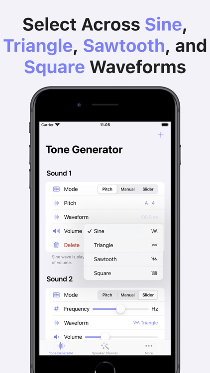 Tone Generator Speaker Cleaner