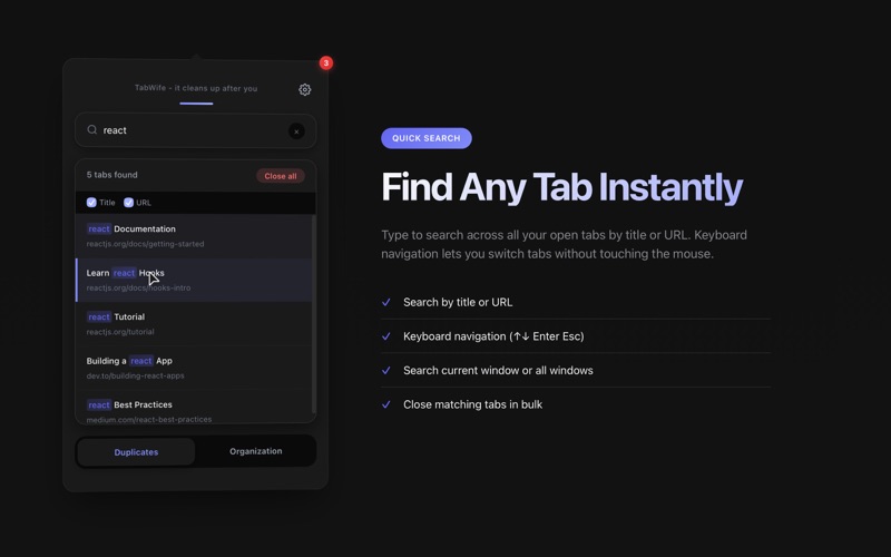 TabWife screenshot
