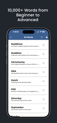 English Word 10000 iPhone screenshot