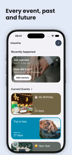 KeepsDay: Days Until Events screenshot 1
