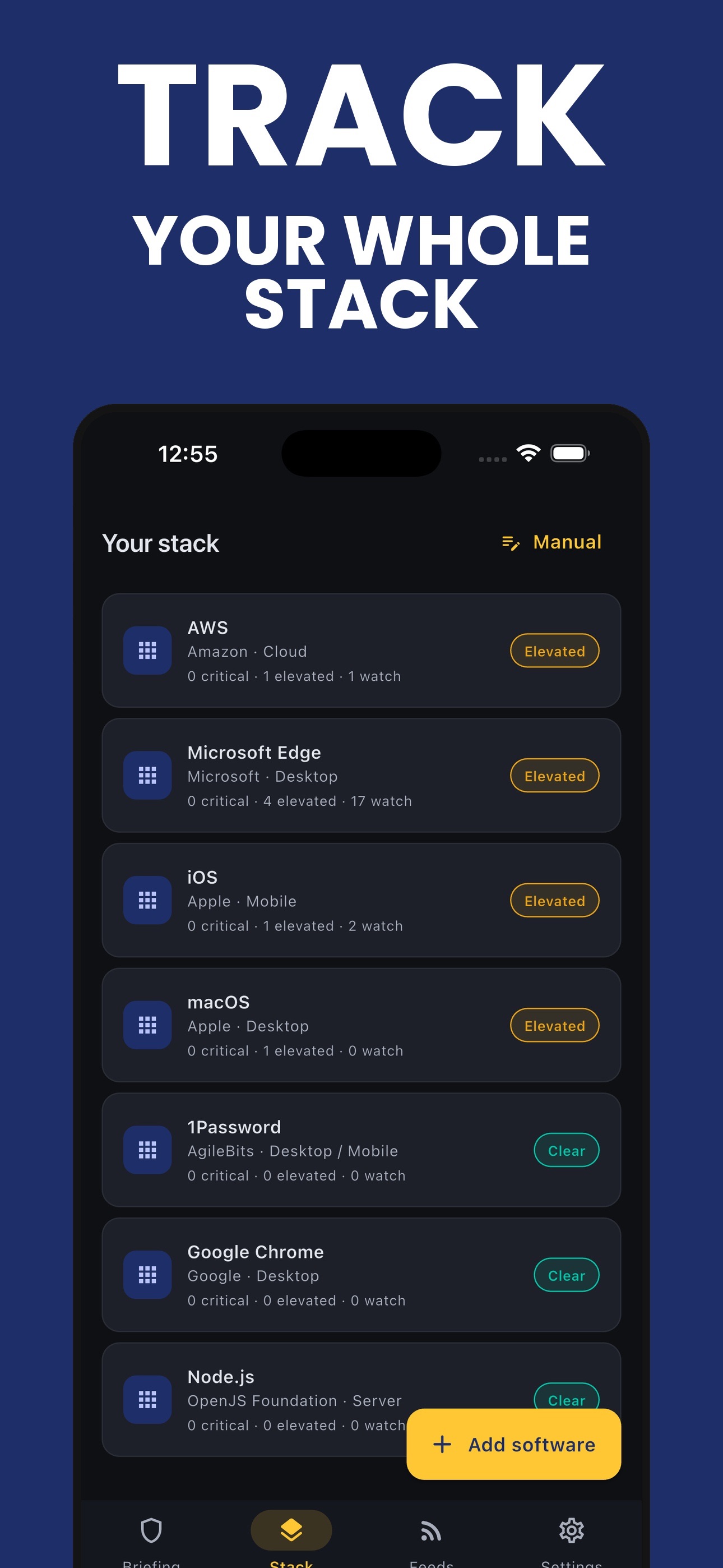 Screenshot 1 of Pocket CISO: Security Feed