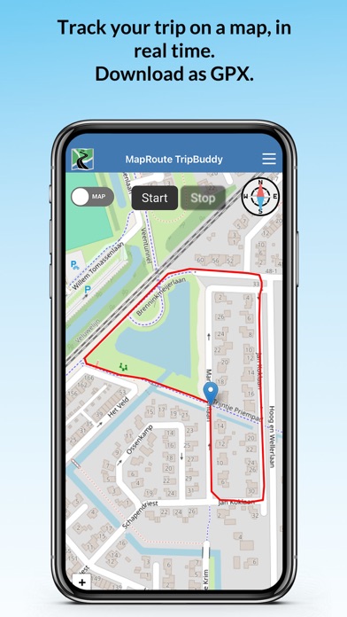 MapRoute TripBuddy Screenshot