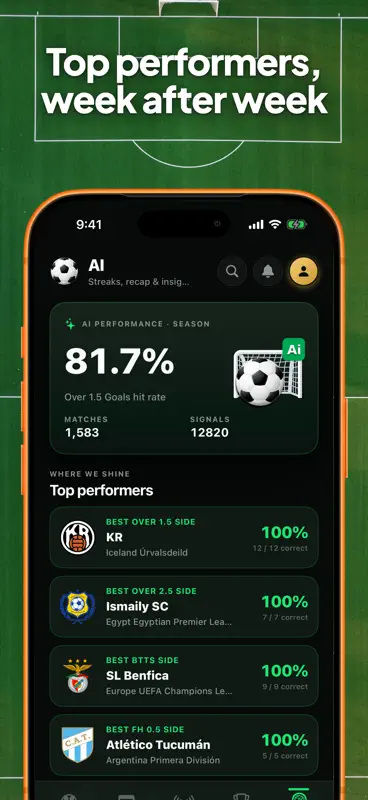 Goalii - Football Predictions screenshot 9 of 10