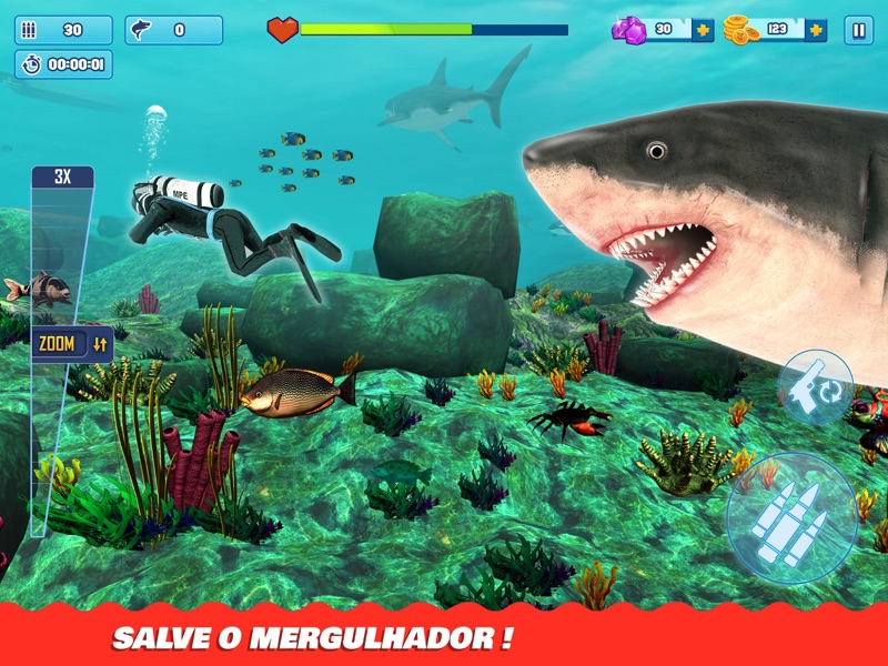 Jogos de Caça ao Tubarão screenshot 11