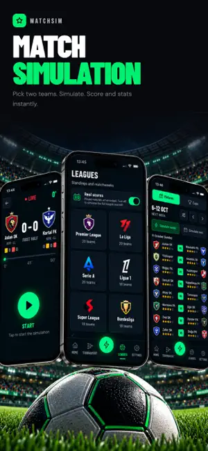 MatchSim - Football Simulator screenshot 1