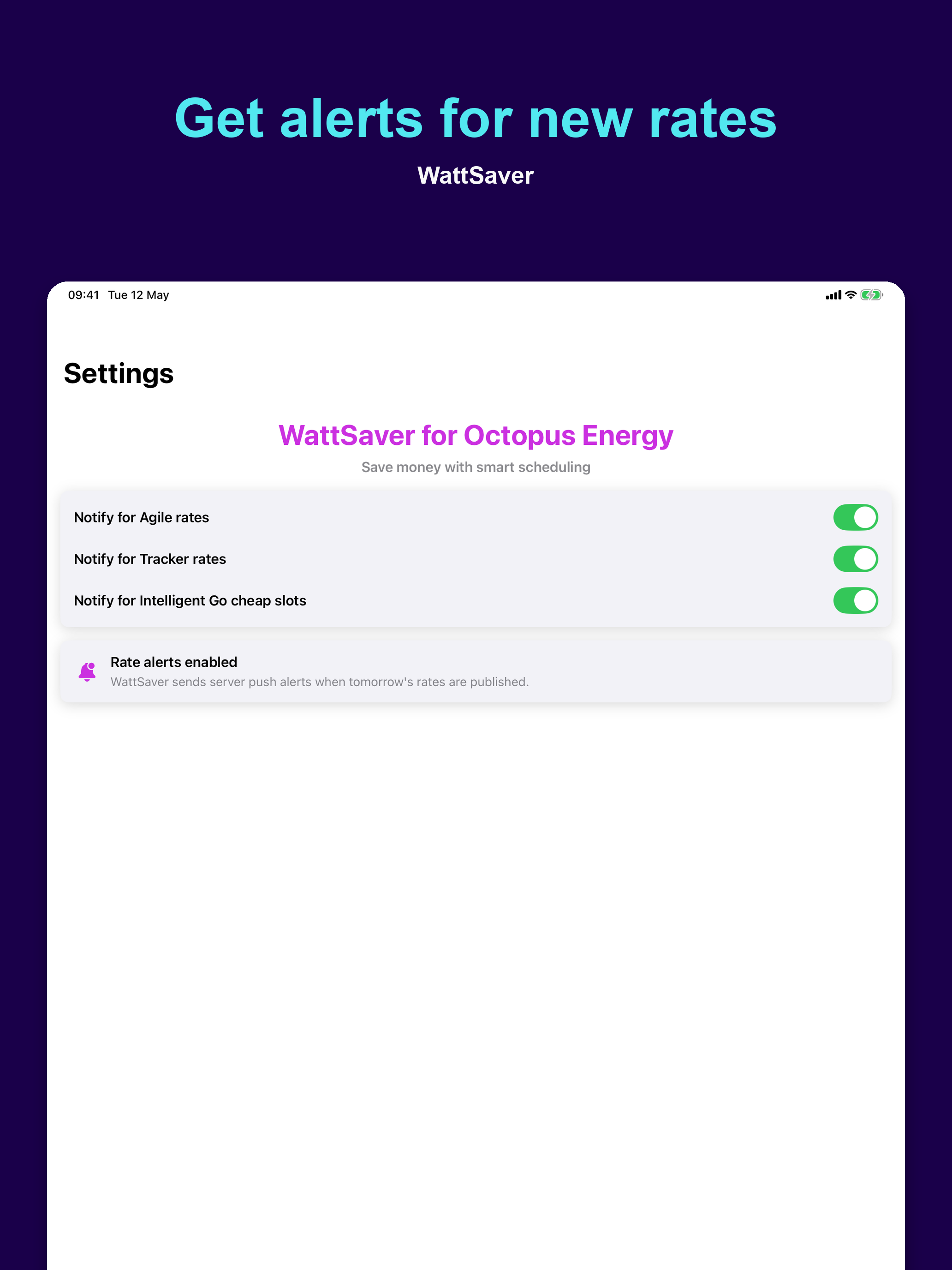 WattSaver for Octopus Energy