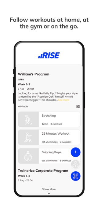 RISE Active Screenshot 3 of 6