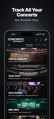 Concerts Remembered screenshot 2