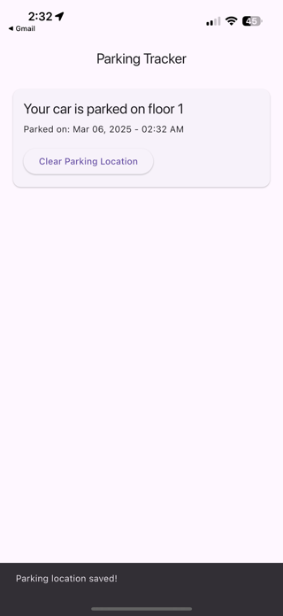Parking Floor Tracker Screenshot 3 of 3