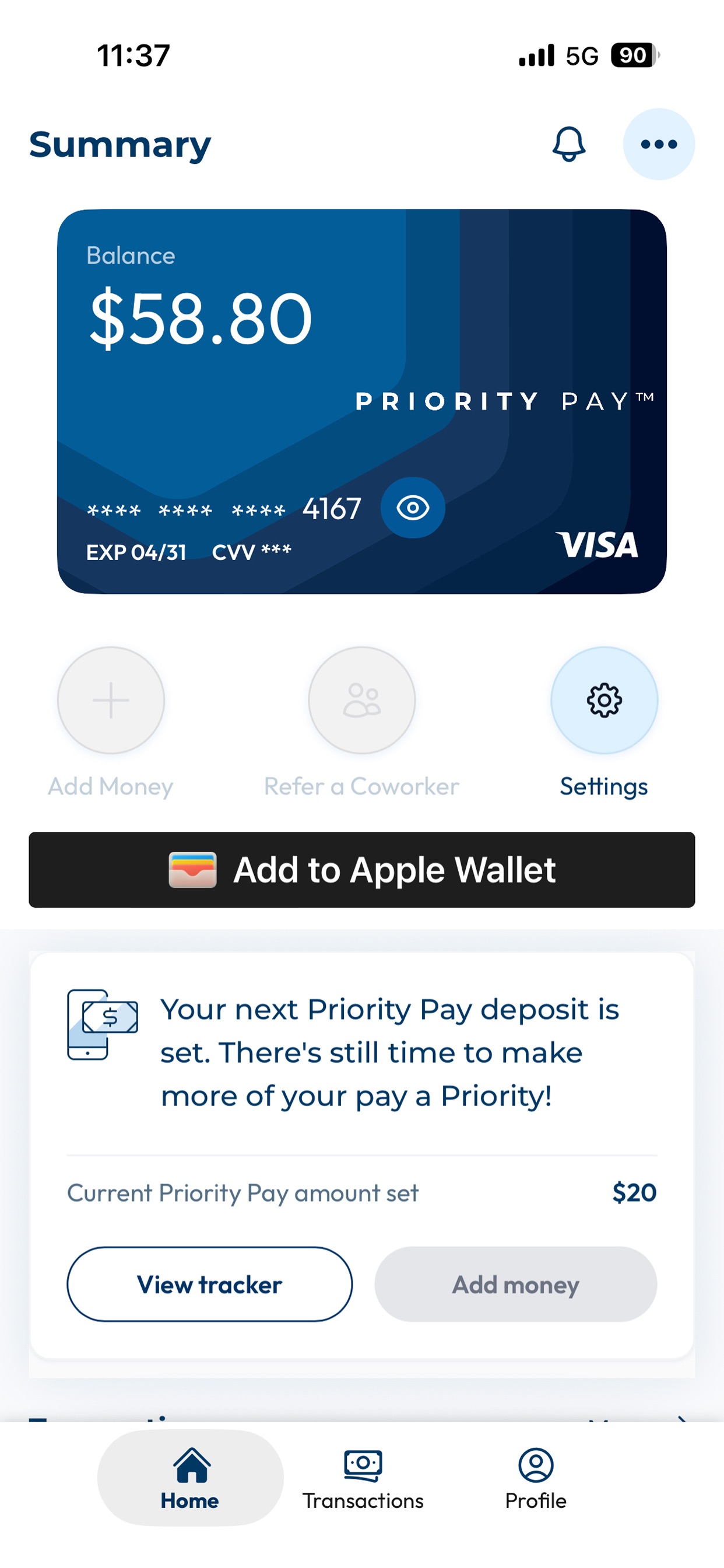 Screenshot 4 of Priority Pay®