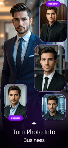 Headshot AI Profile Picture iPhone screenshot