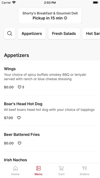 App screenshot