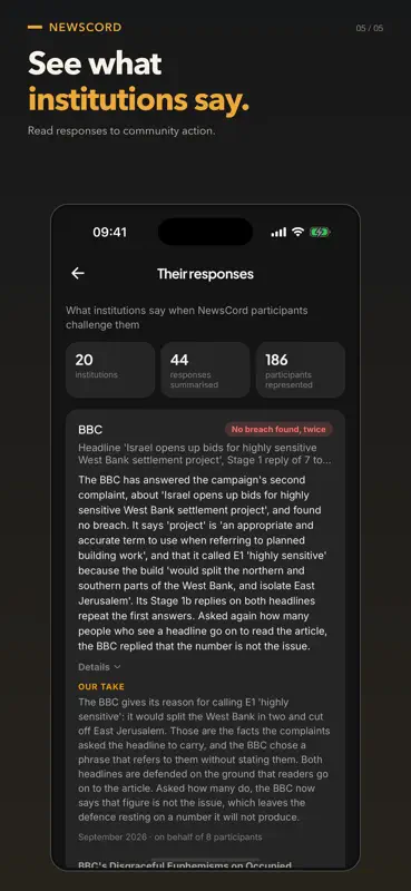 NewsCord: News & Media Bias screenshot 5 of 5