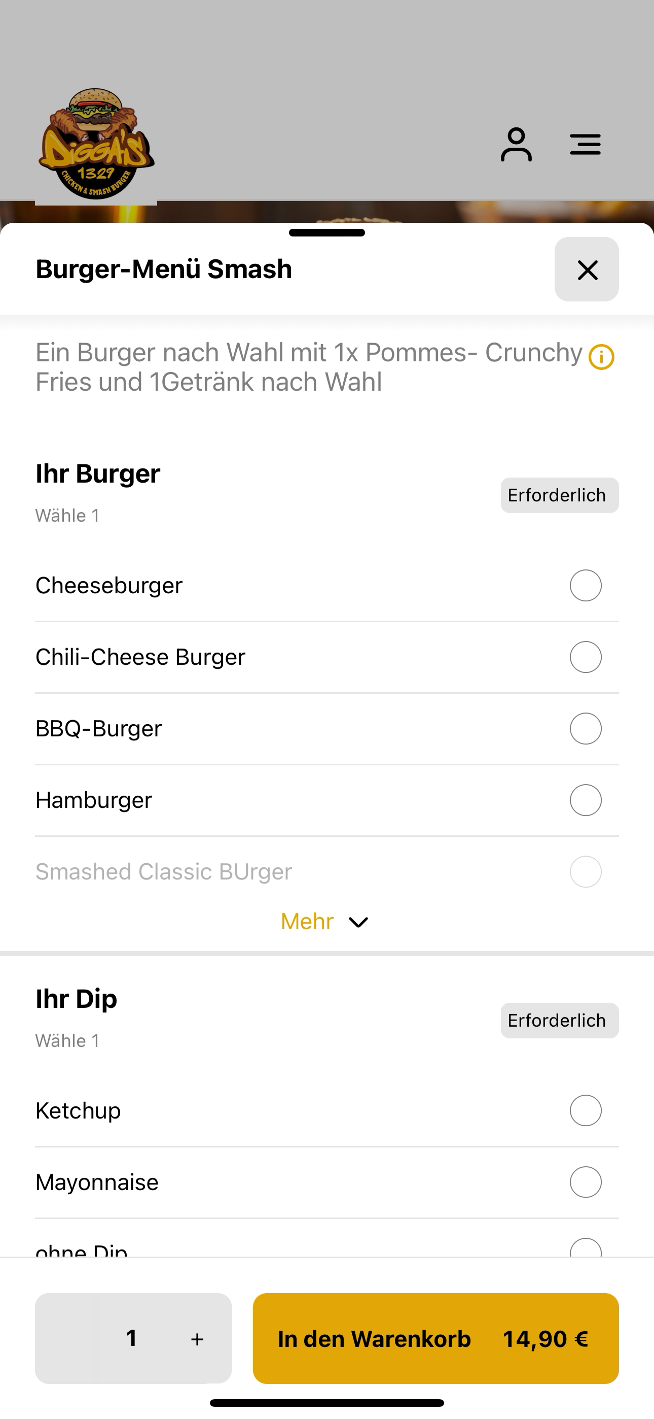 Digga´s Tasty Chicken & Burger screenshot 4