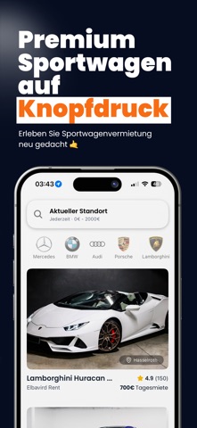 Drivable | Sportwagen mieten screenshot