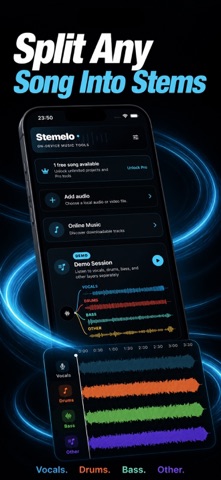 Stemelo: AI Vocal Remover Screenshot 3 of 6