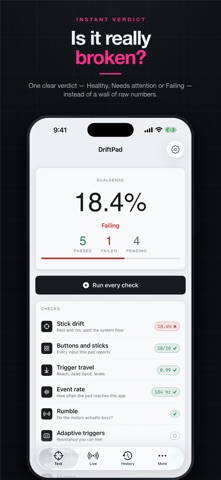 DriftPad: Gamepad Tester Screenshot 1 of 6
