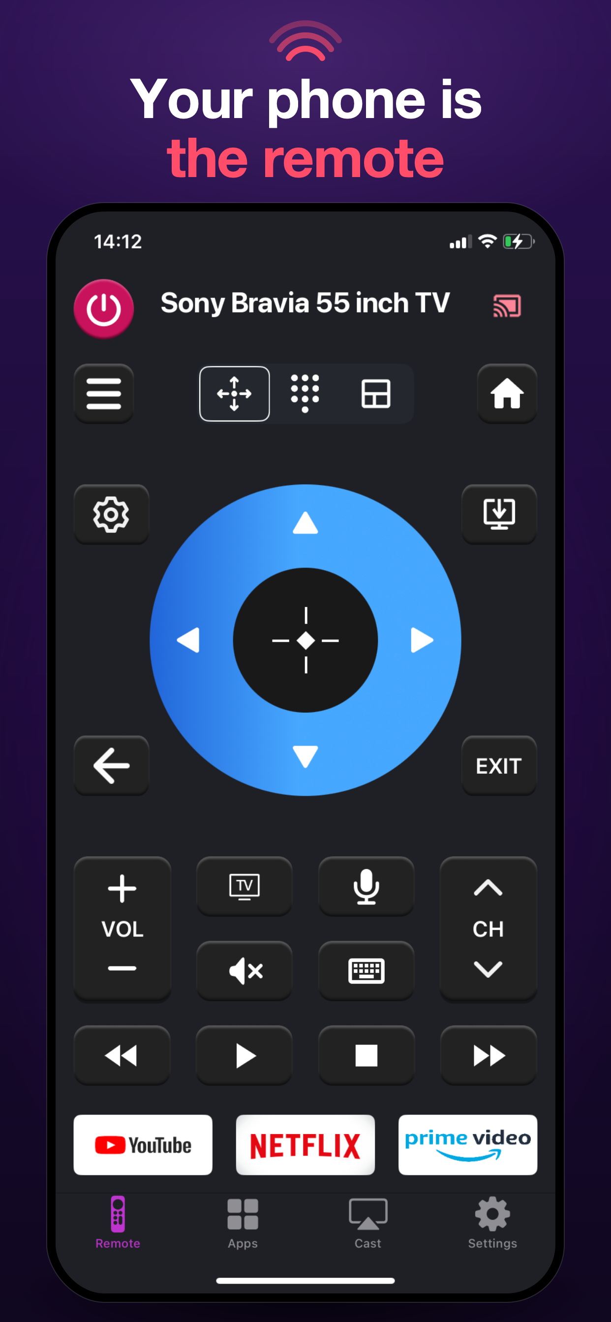Universal TV Remote · Control screenshot 2