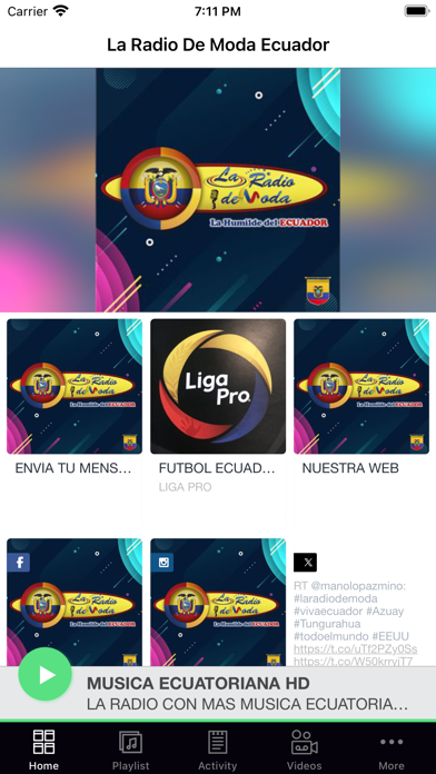 La Radio De Moda Ecuador Screenshot