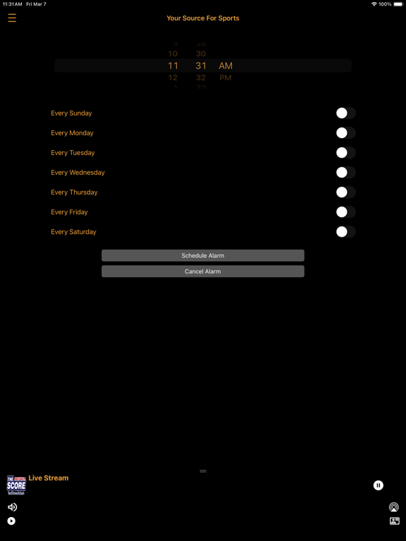 Screenshot #6 pour The Score Radio