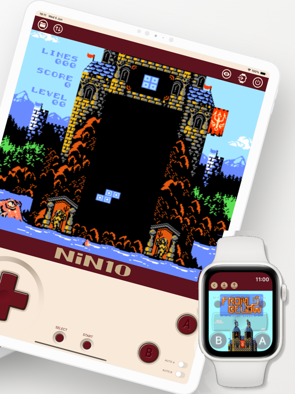 NiN10: Nintendo Emulator iPad screenshot 2 - Entertainment app