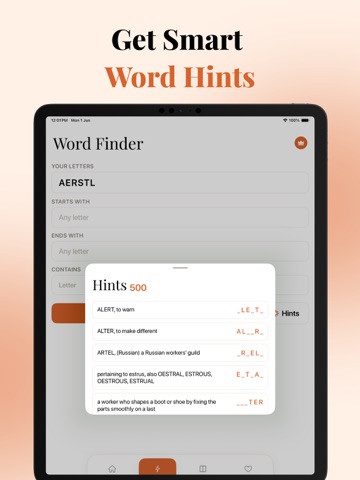 FindQ for Scrabble Dictionary iPad screenshot
