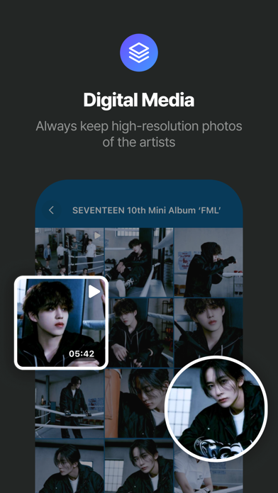 Weverse Albums Screenshot