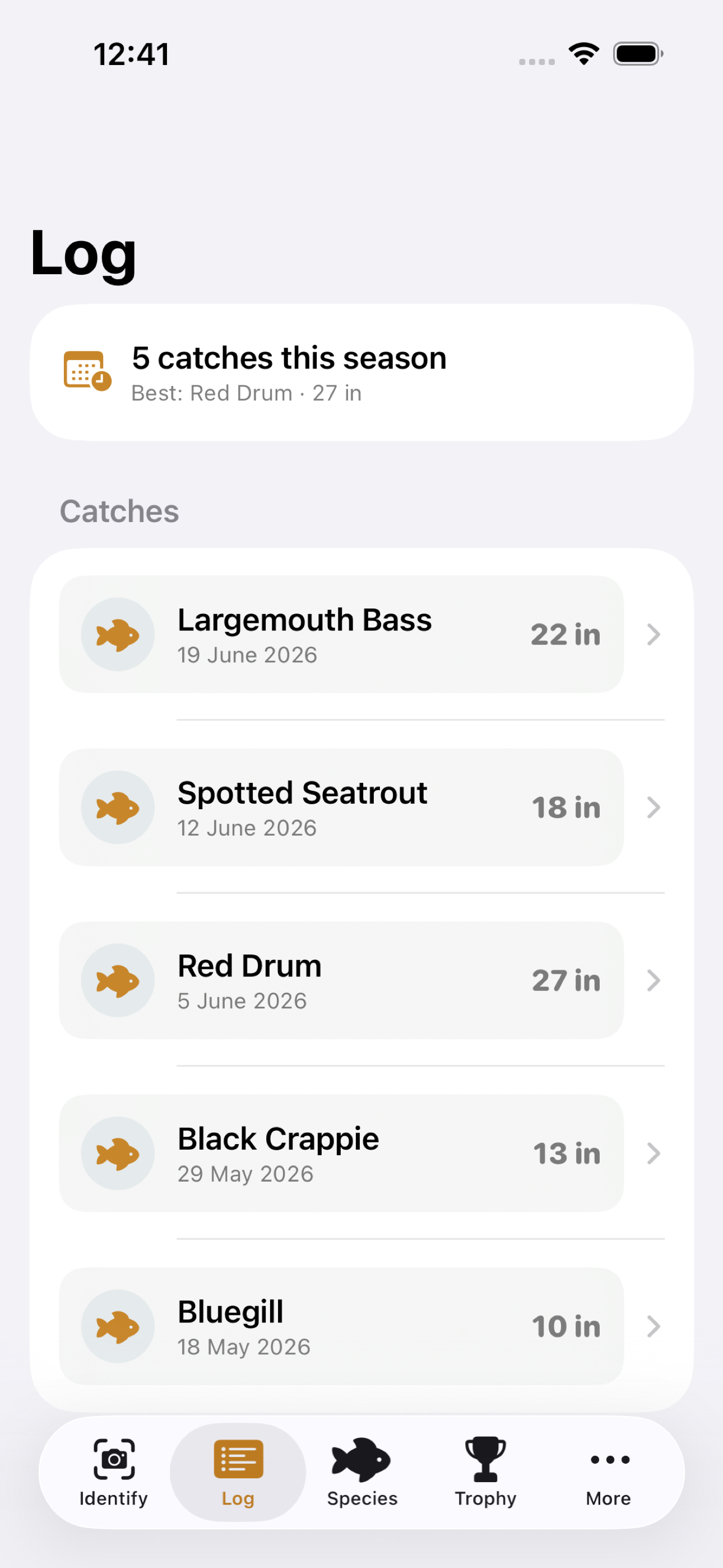 ReelKeeper: Fishing Log screenshot 4
