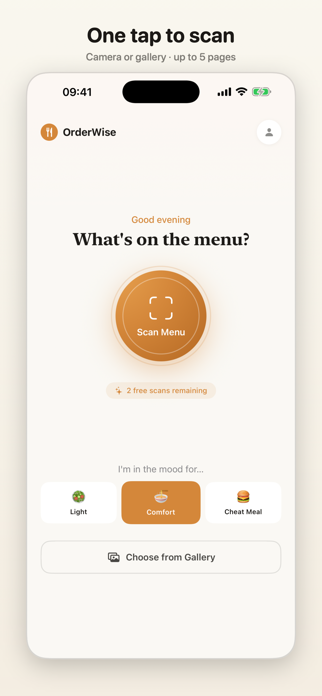 OrderWise - Menu Scanner Screenshot 4 of 6