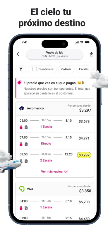 PriceTravel: Hoteles y Vuelos screenshot 4 of 8