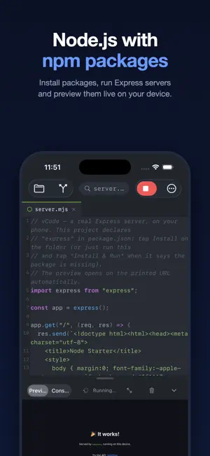 Visual Code Editor - vCode screenshot 4