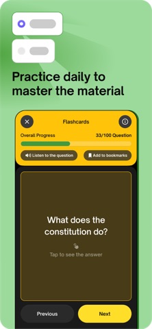 Amerigo: US Citizenship Test Screenshot 7 of 10