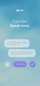 Twik - AI Voice keyboard screenshot