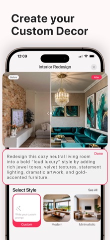 AI Home Design - AI Interior iPhone screenshot