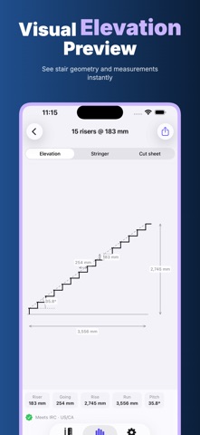 Stringer: Stair Layout iPhone screenshot