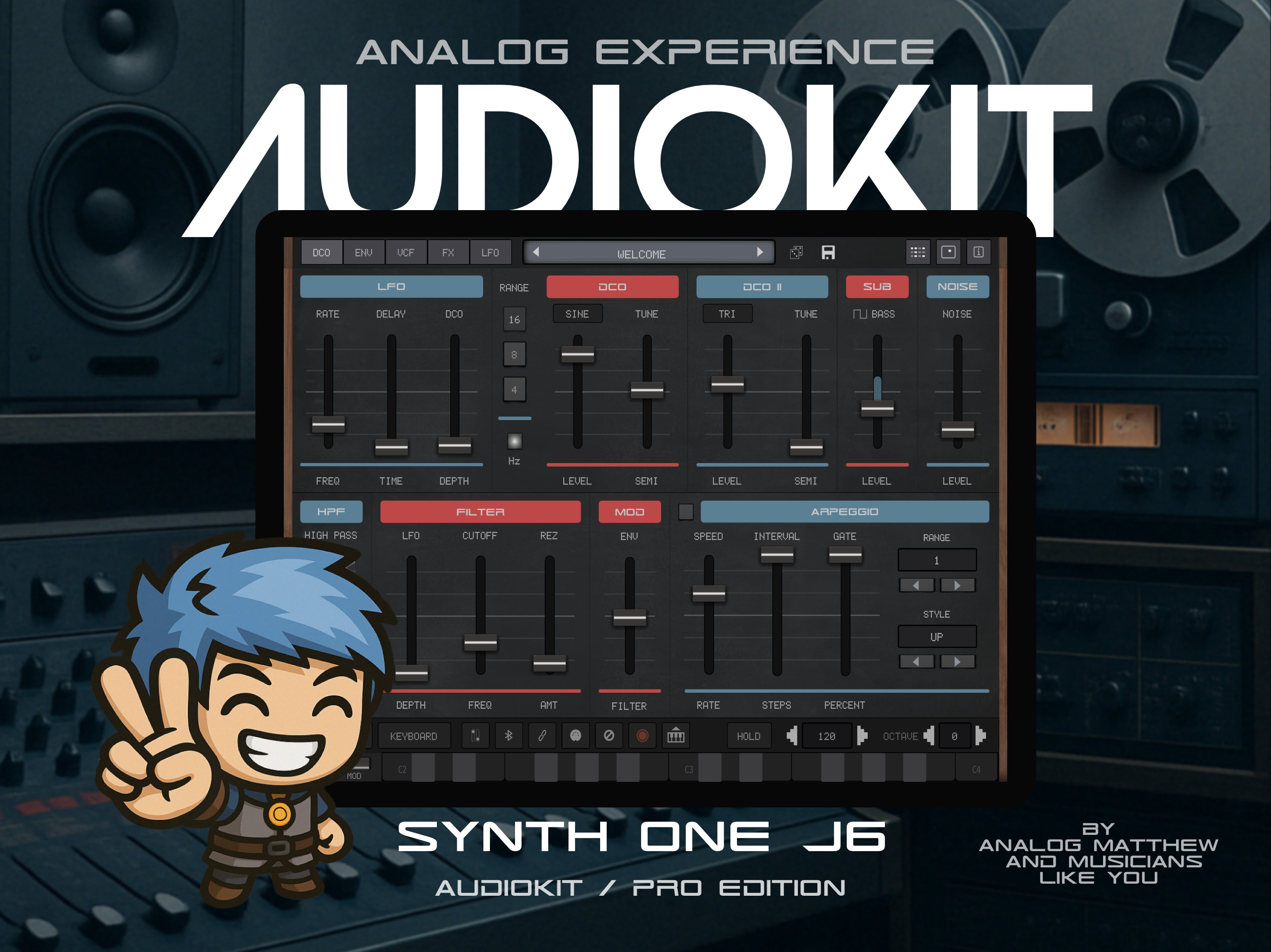 AudioKit Synth One J6