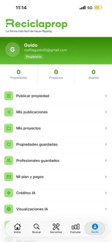 ReciclaProp iPhone screenshot 2